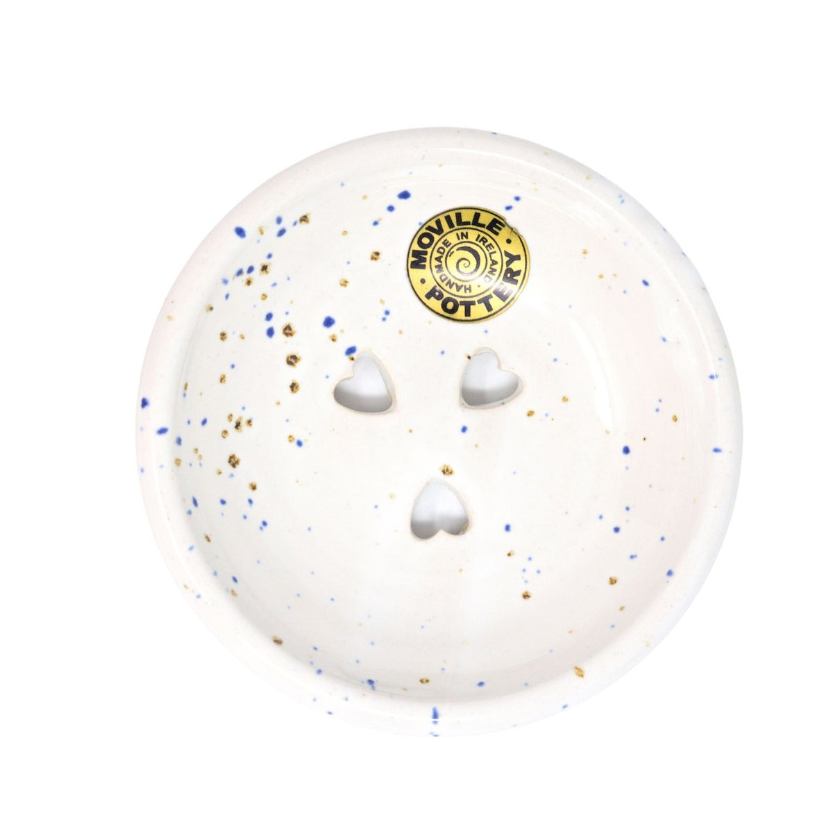 Moville Pottery Soap Dish | Snowdrop White