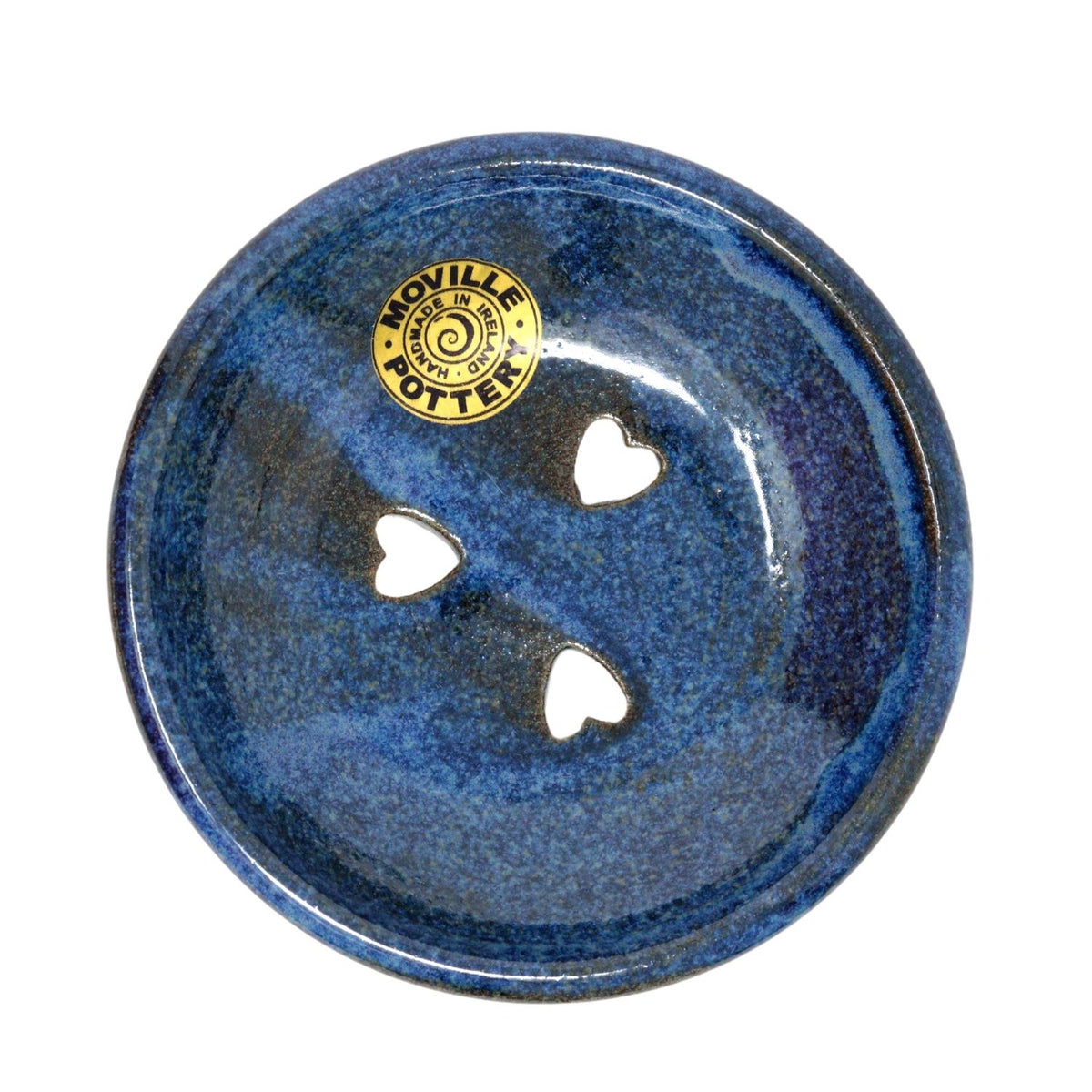 Moville Pottery Soap Dish | Ink Blue