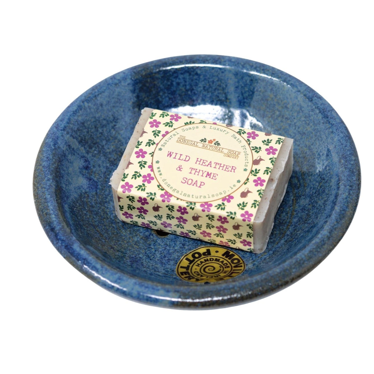 Moville Pottery Soap Dish | Ink Blue