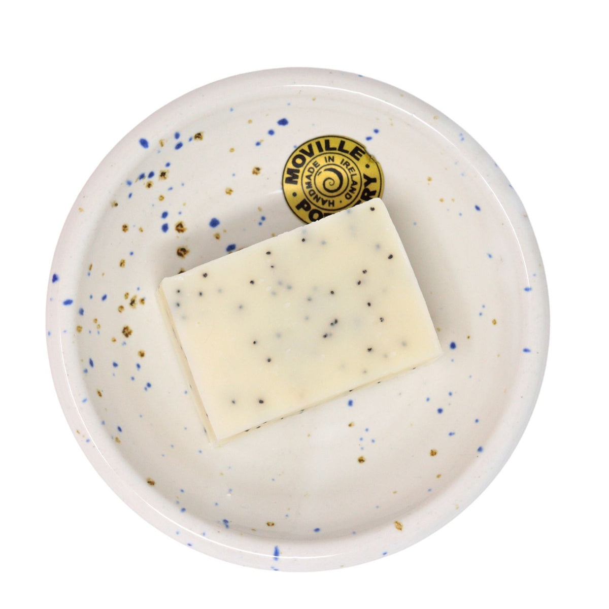 Moville Pottery Soap Dish | Snowdrop White