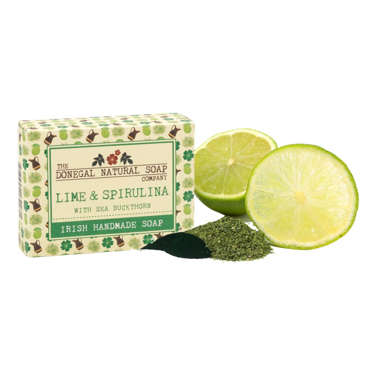 Lime & Spirulina Natural Soap