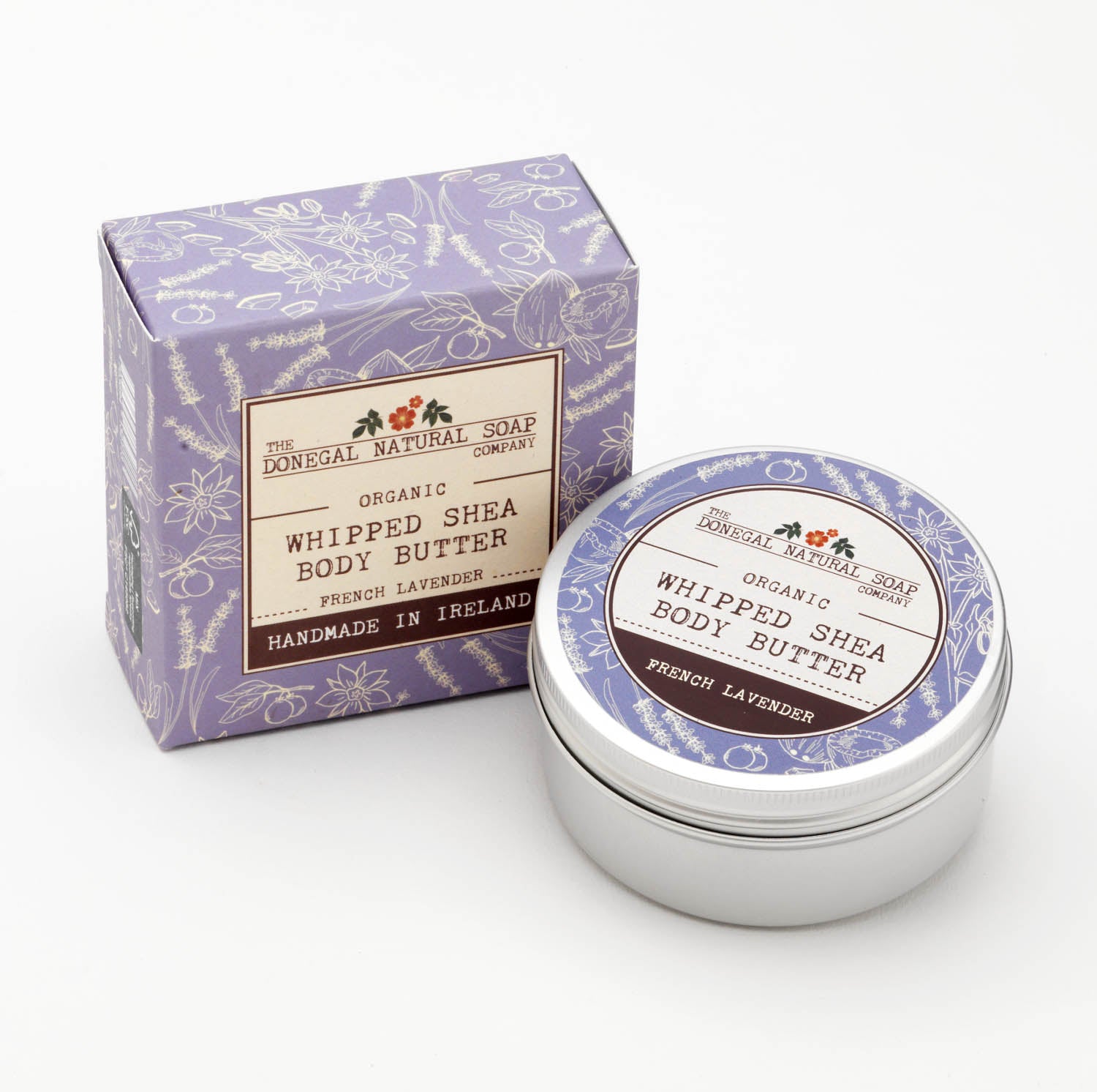 French Lavender Organic Whipped Shea Body Butter - 120g