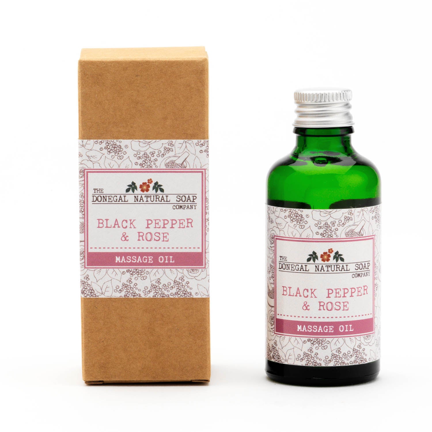 Black Pepper & Rose Massage Oil