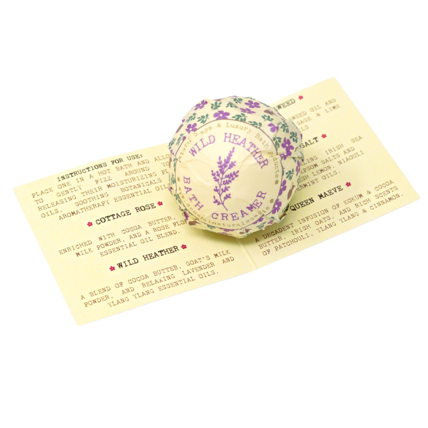 Wild Heather Cocoa Butter Bath Creamer