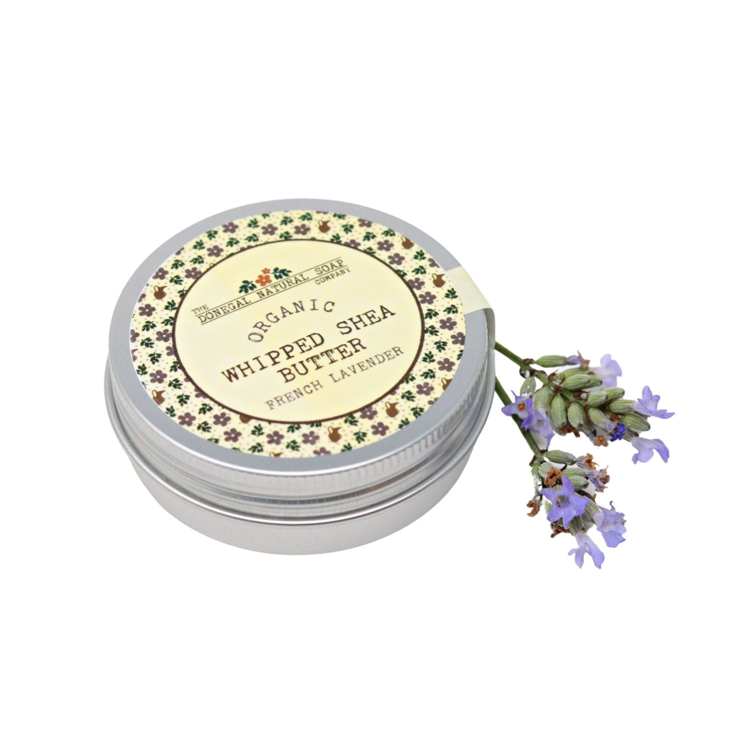 French Lavender Organic Whipped Shea Body Butter - 120g