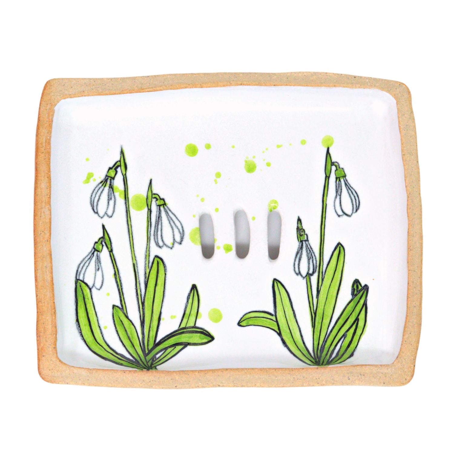 Snowdrop Soap Dish