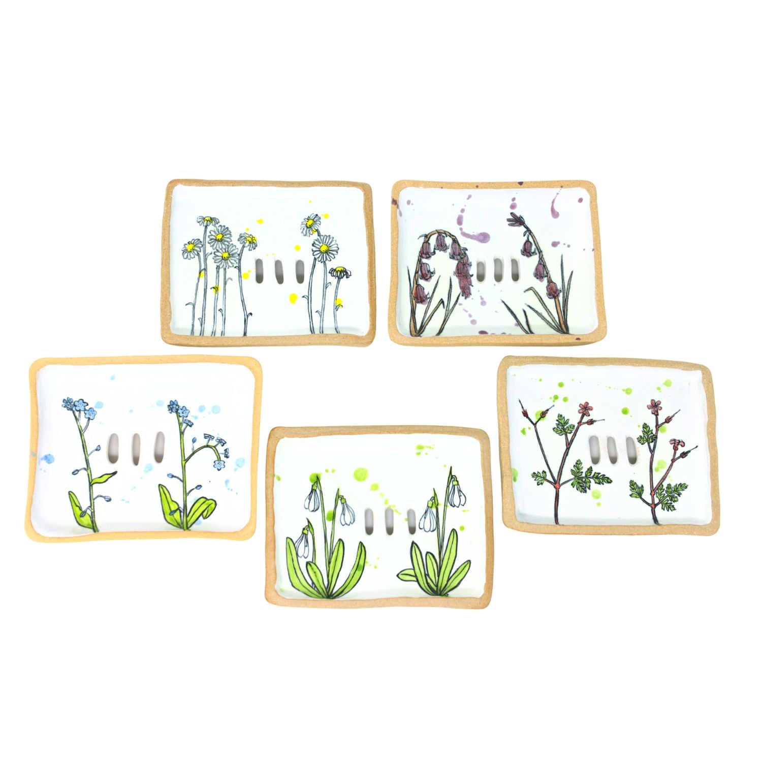 Forget Me Not Soap Dish