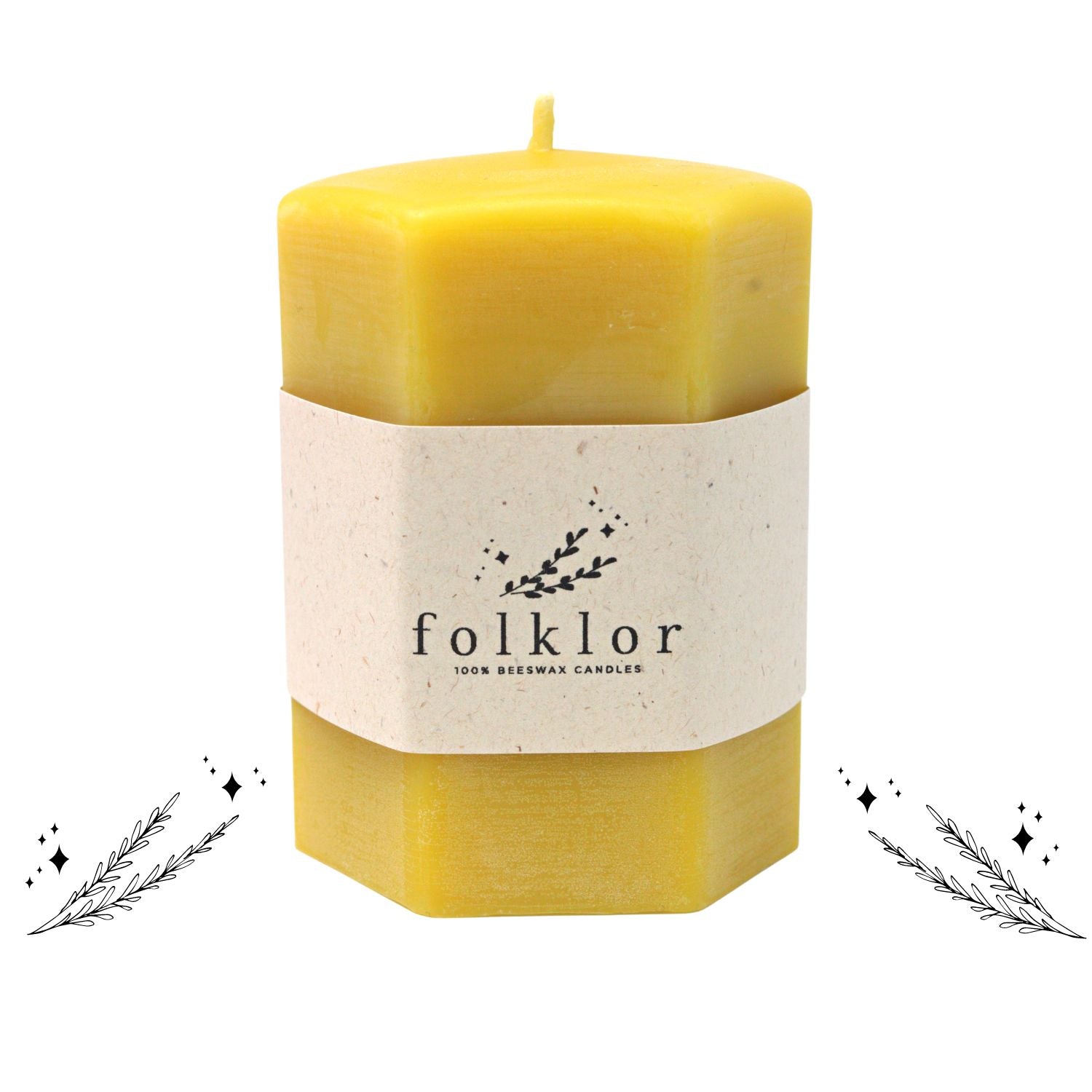 Little Hexagon Candle - Folklor.ie