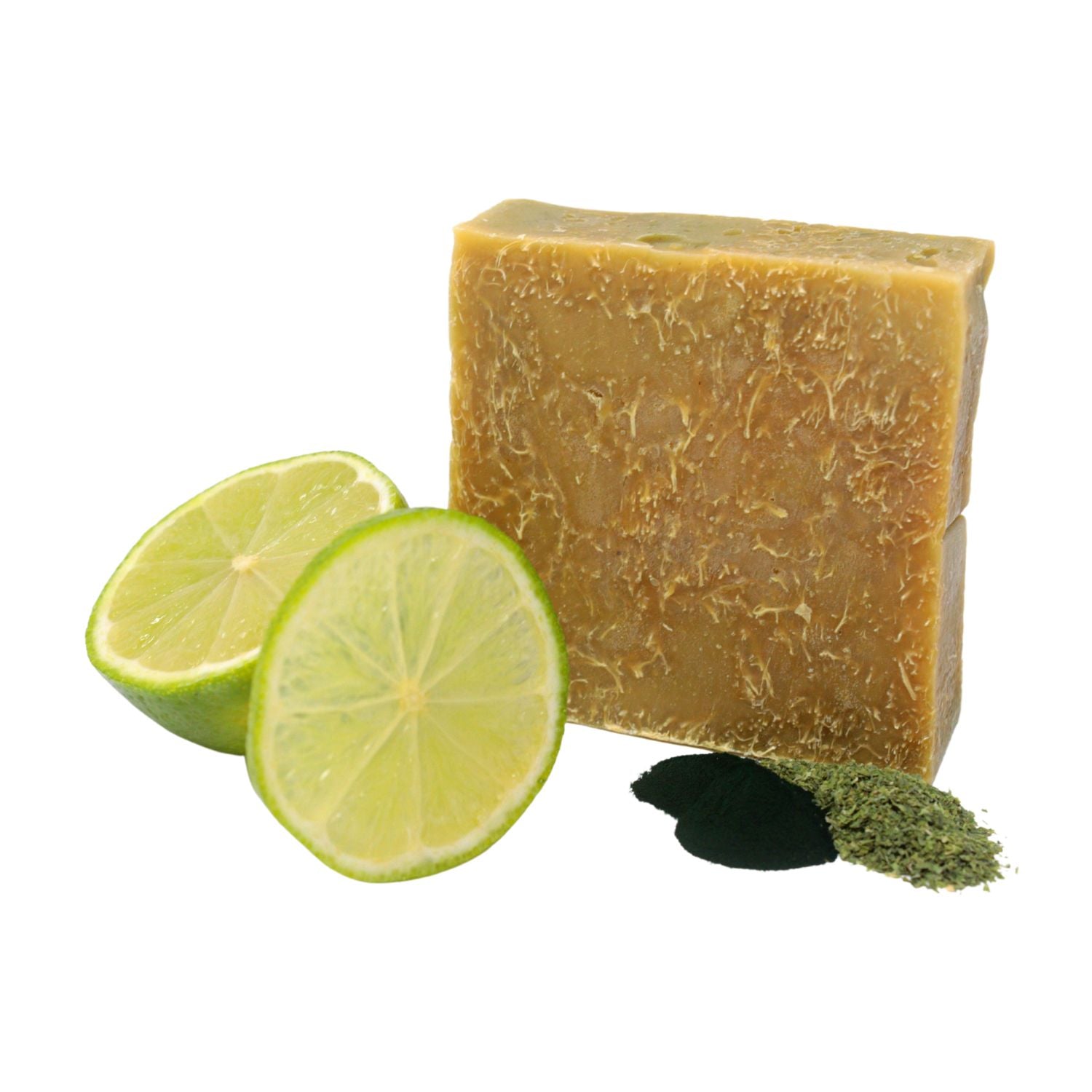 Lime & Spirulina Loofah Natural Soap