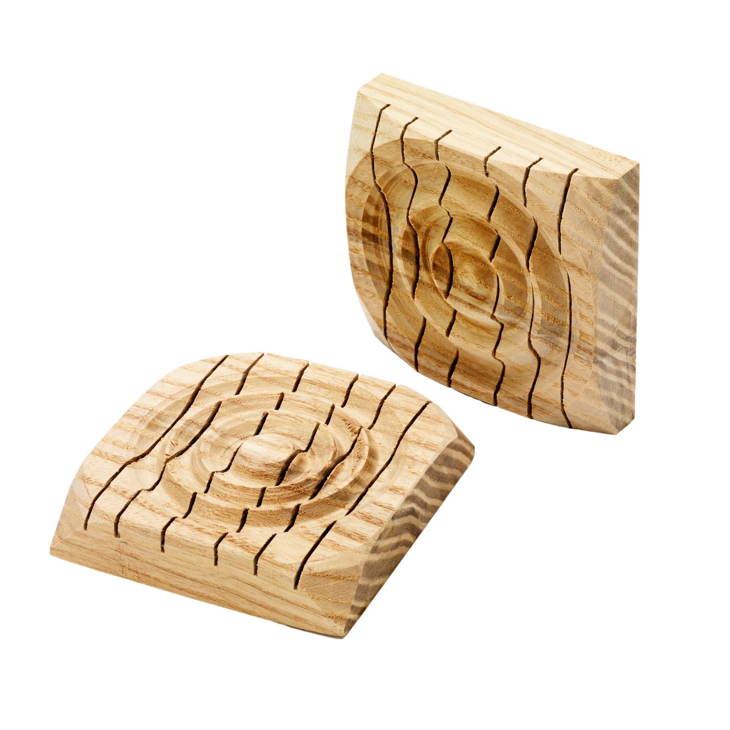 Locally Handmade Ash Spiral Soap Dish