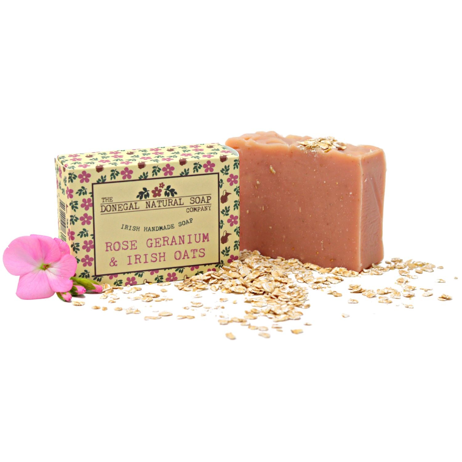 Rose Geranium and Irish Oat Natural Soap