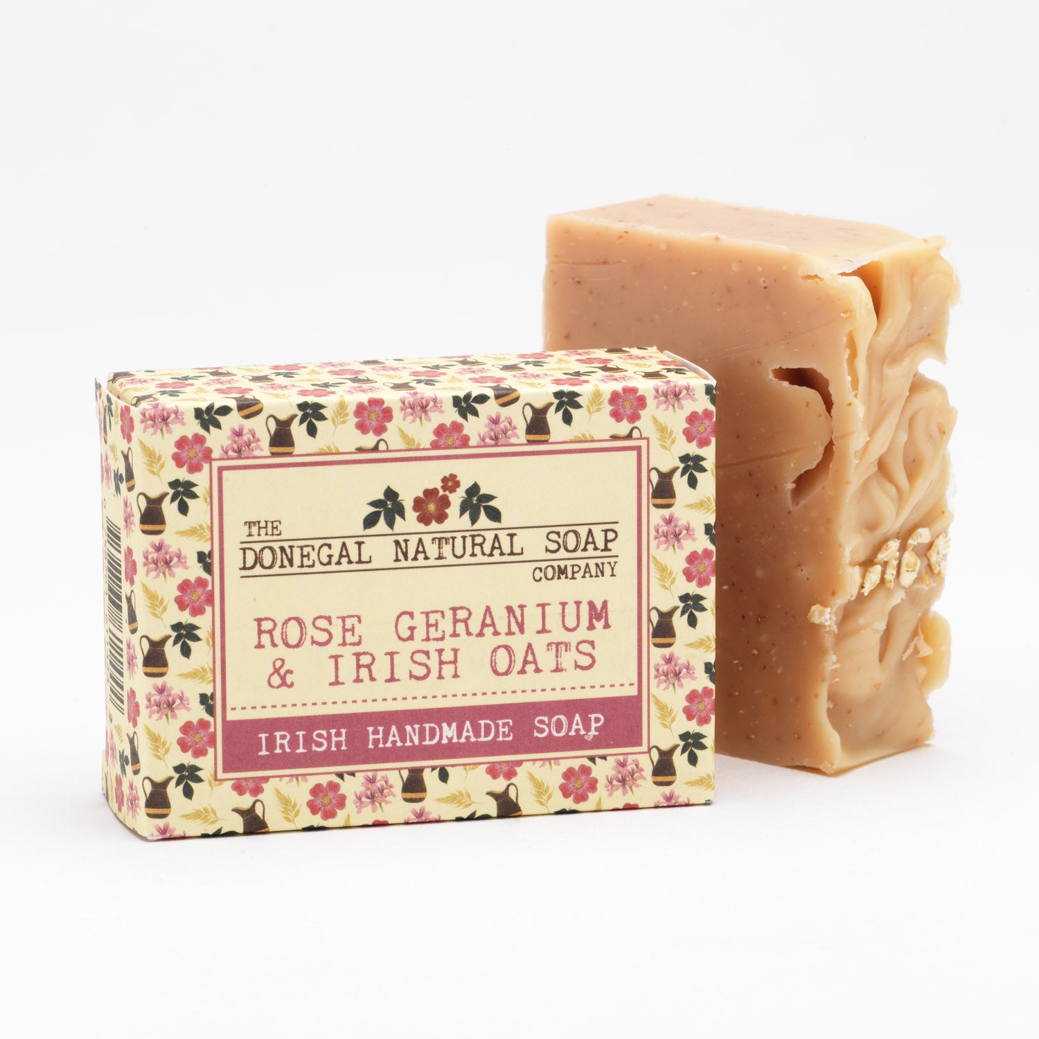 Rose Geranium and Irish Oat Natural Soap