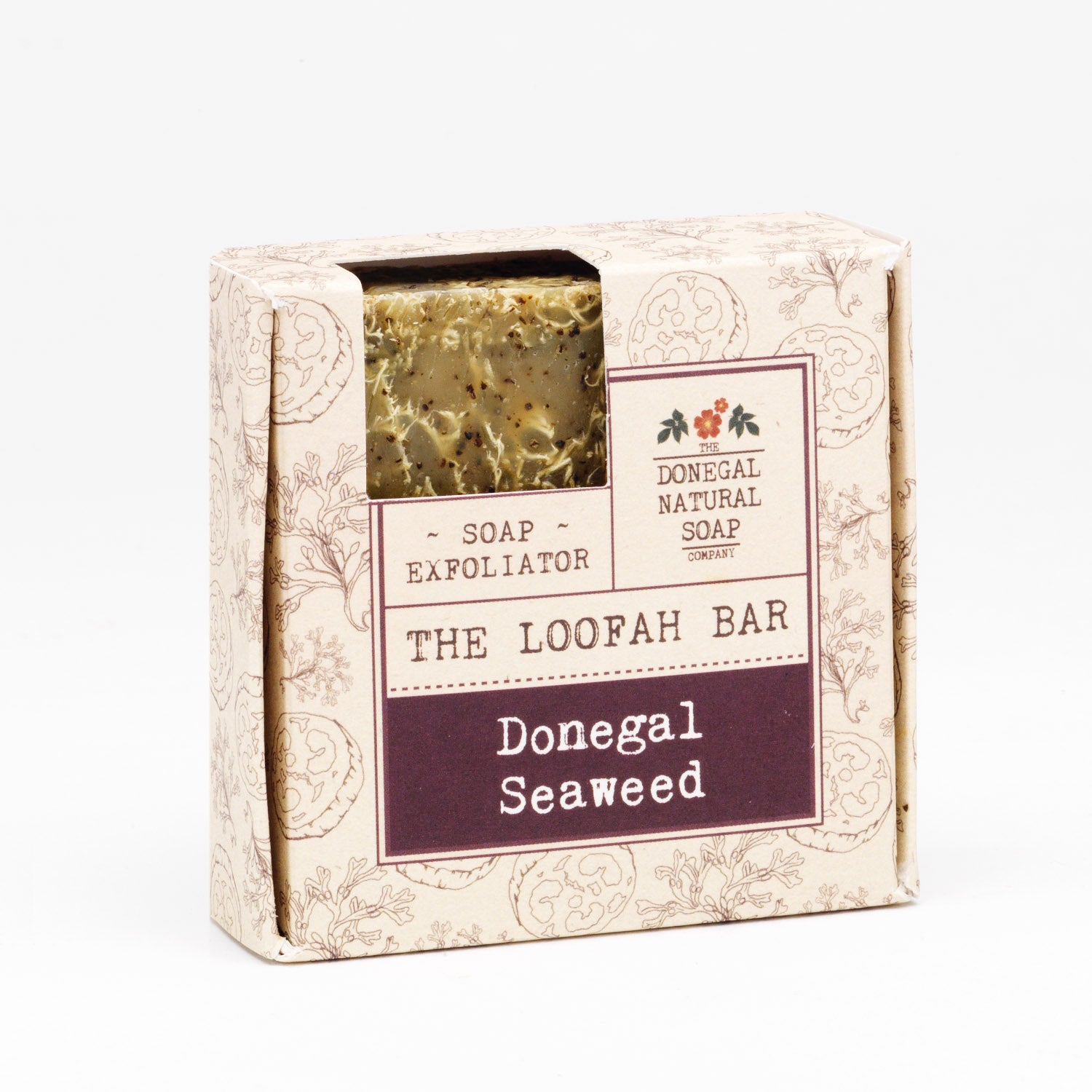 Donegal Seaweed Loofah Natural Soap