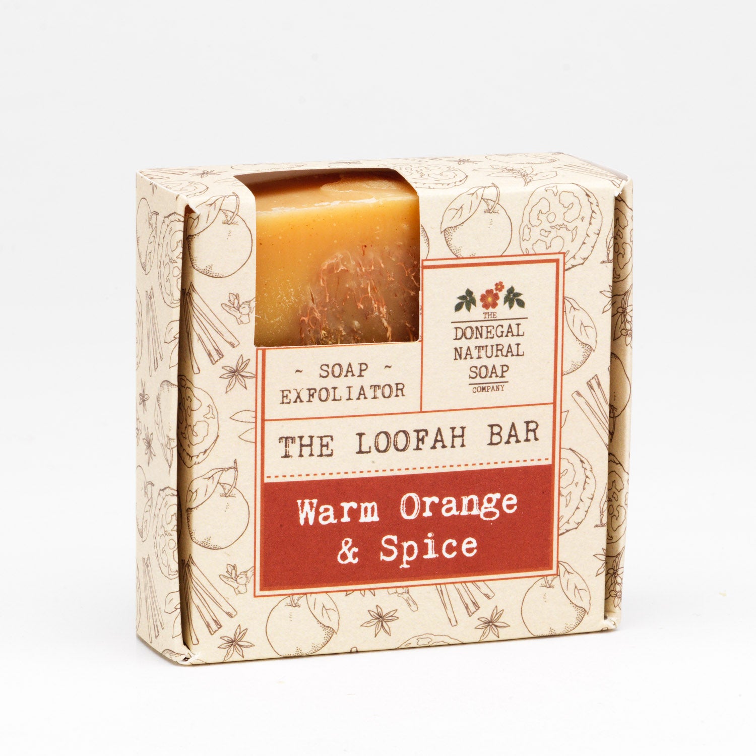 Warm Orange & Spice Loofah Natural Soap