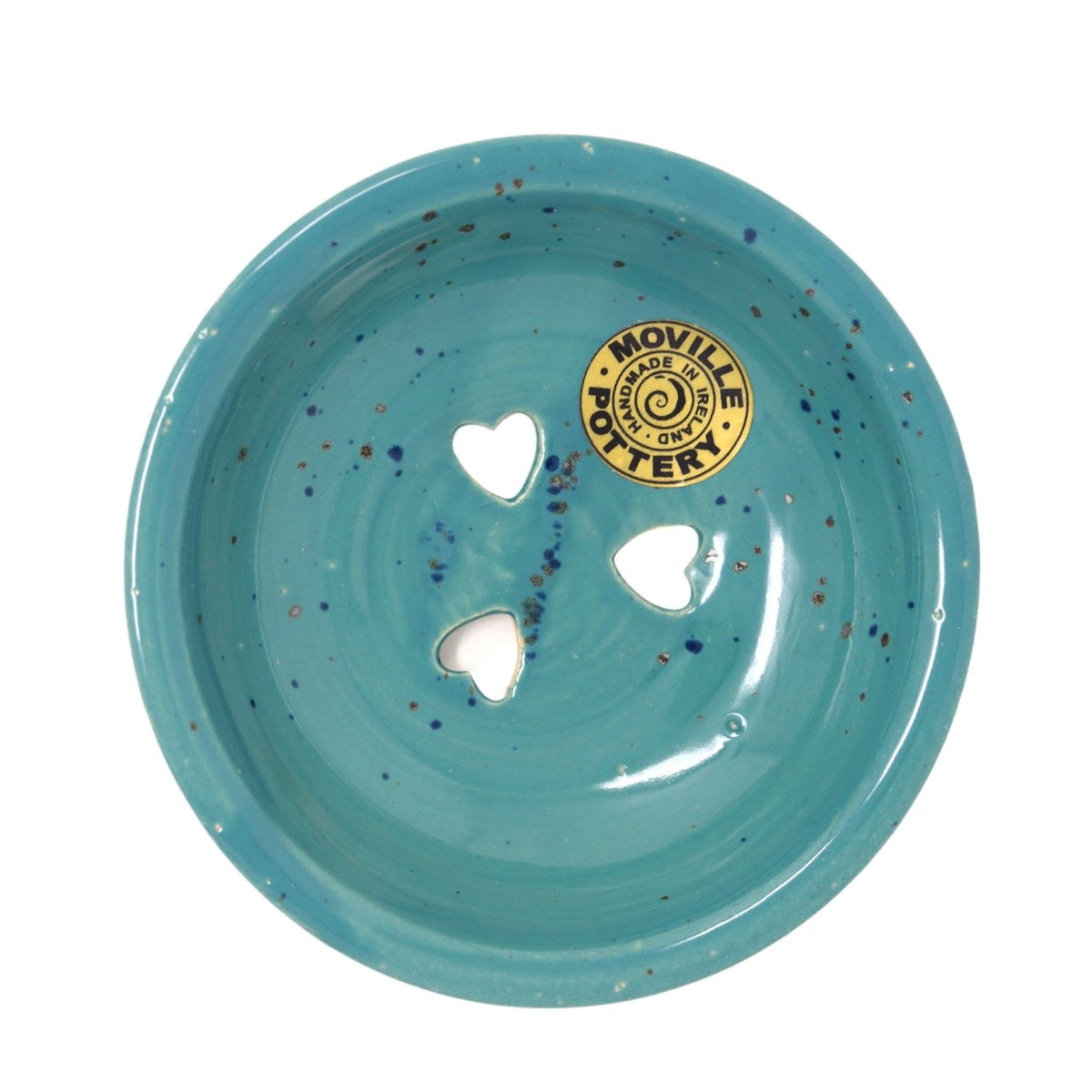 Moville Pottery Soap Dish | Teal