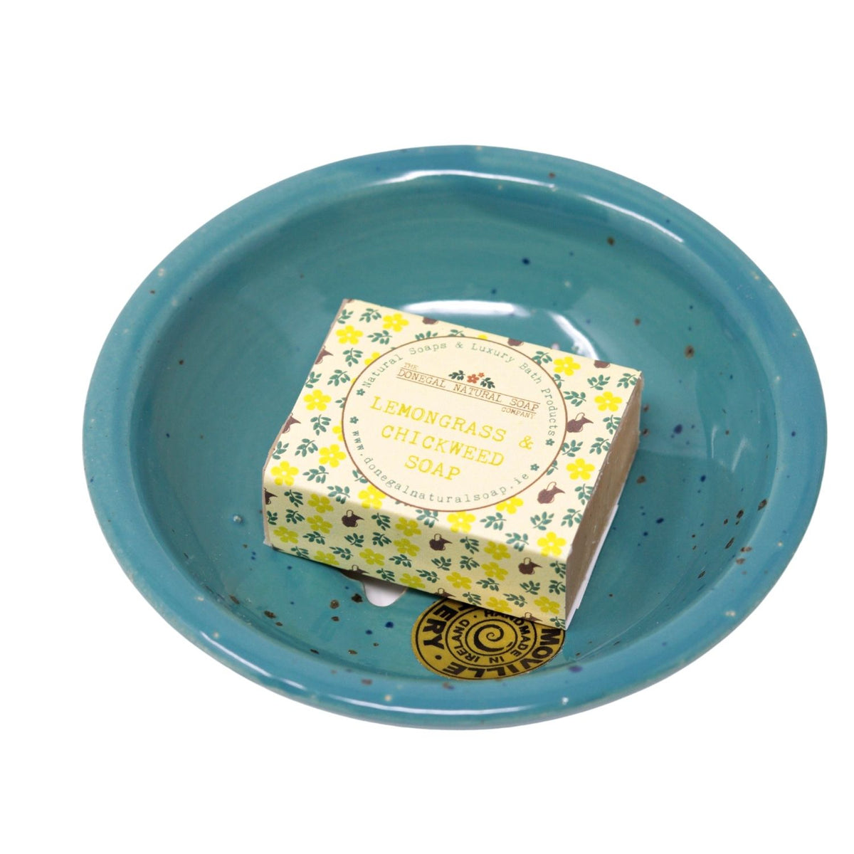 Moville Pottery Soap Dish | Teal