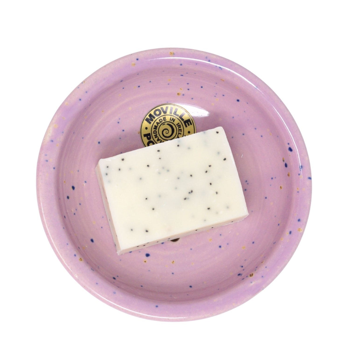 Moville Pottery Soap Dish | Lavender