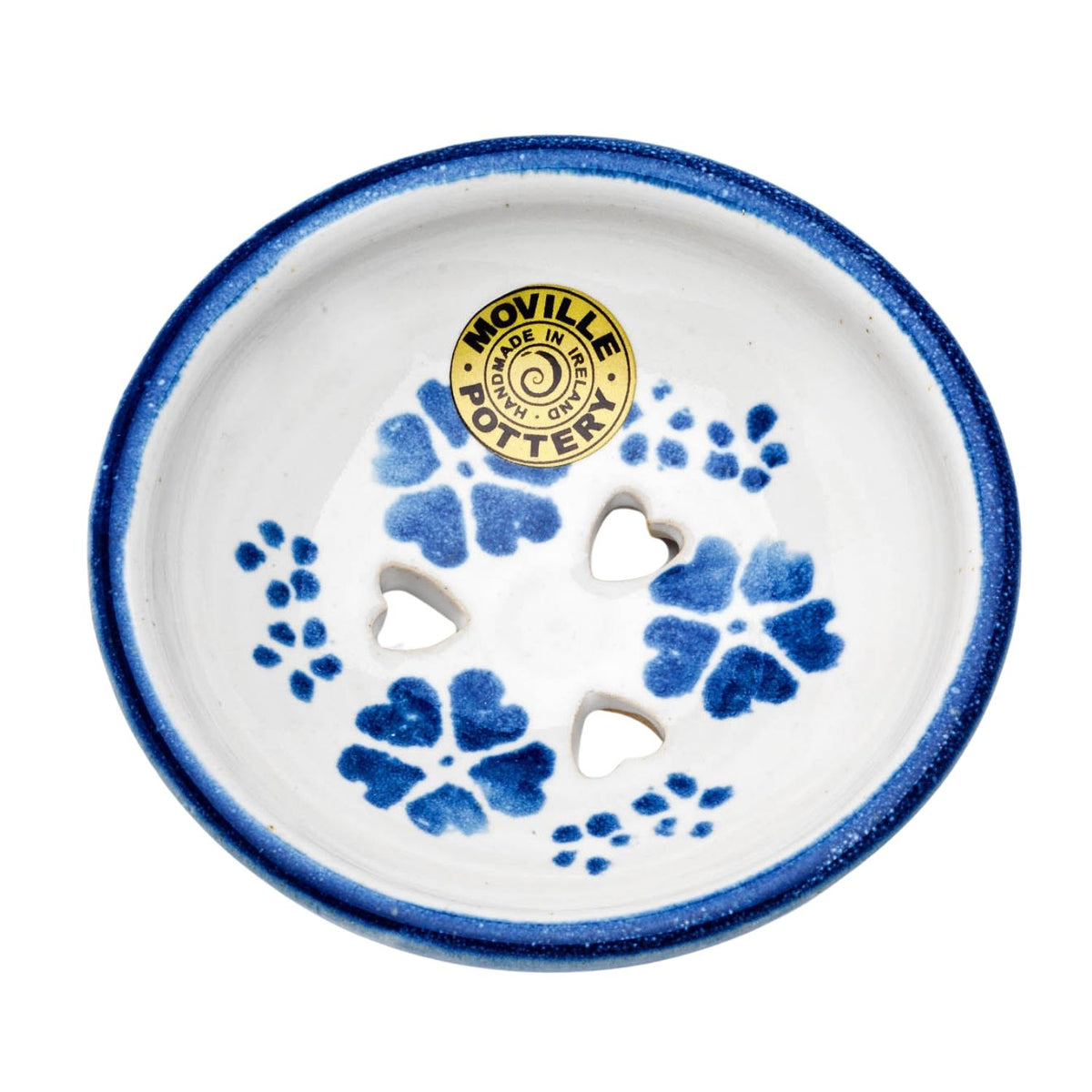Moville Pottery Soap Dish | Meadow Cranesbill
