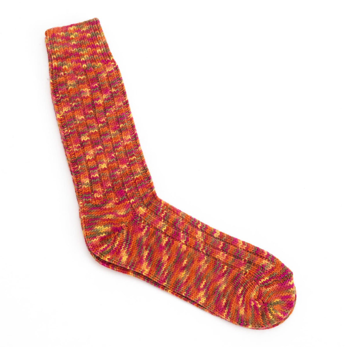 Donegal Socks | Orange Splash