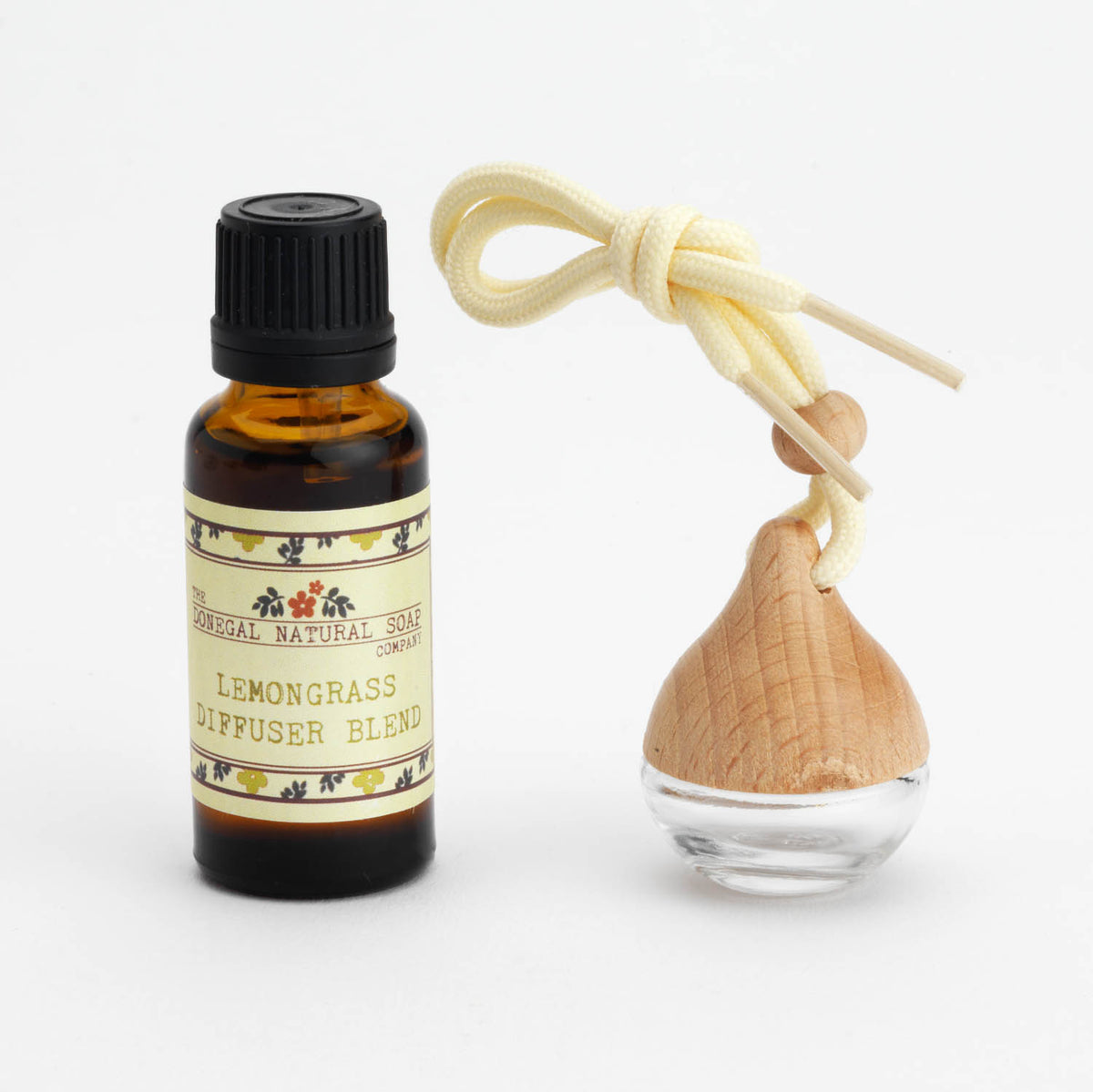 Lemongrass Essential Oil Hanging Diffuser Set