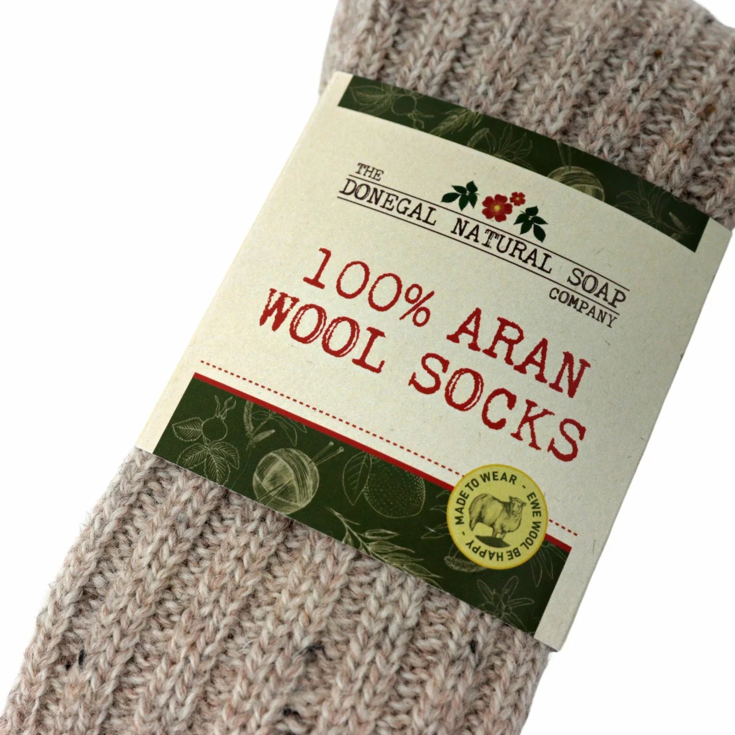 Donegal Socks | 100% Aran | Skiddaw