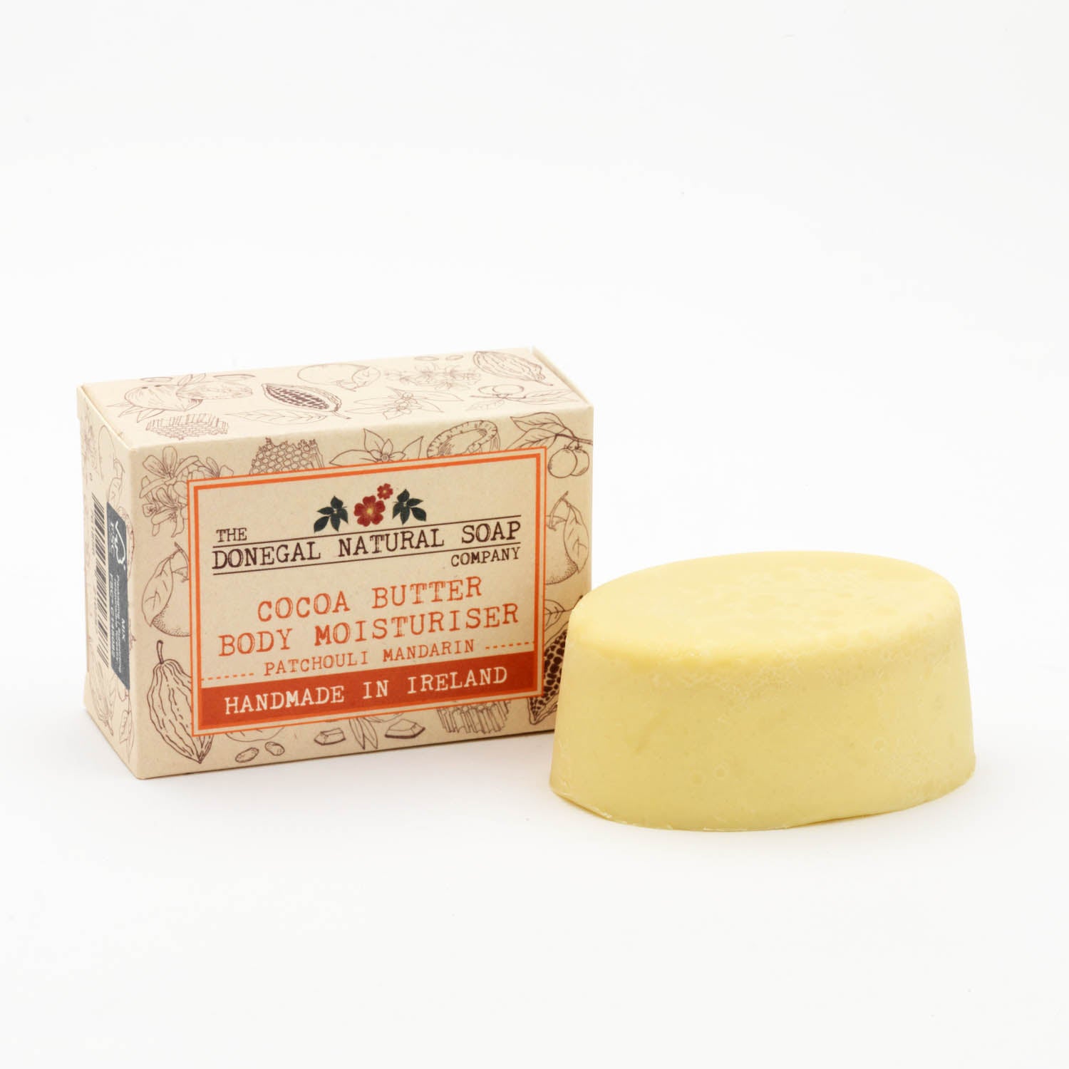 Patchouli Mandarin Cocoa Butter Body Moisturiser Bar