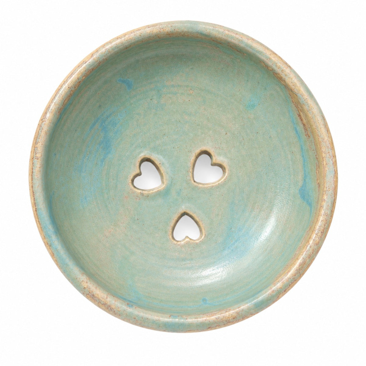 Moville Pottery Soap Dish | Oak Moss Green