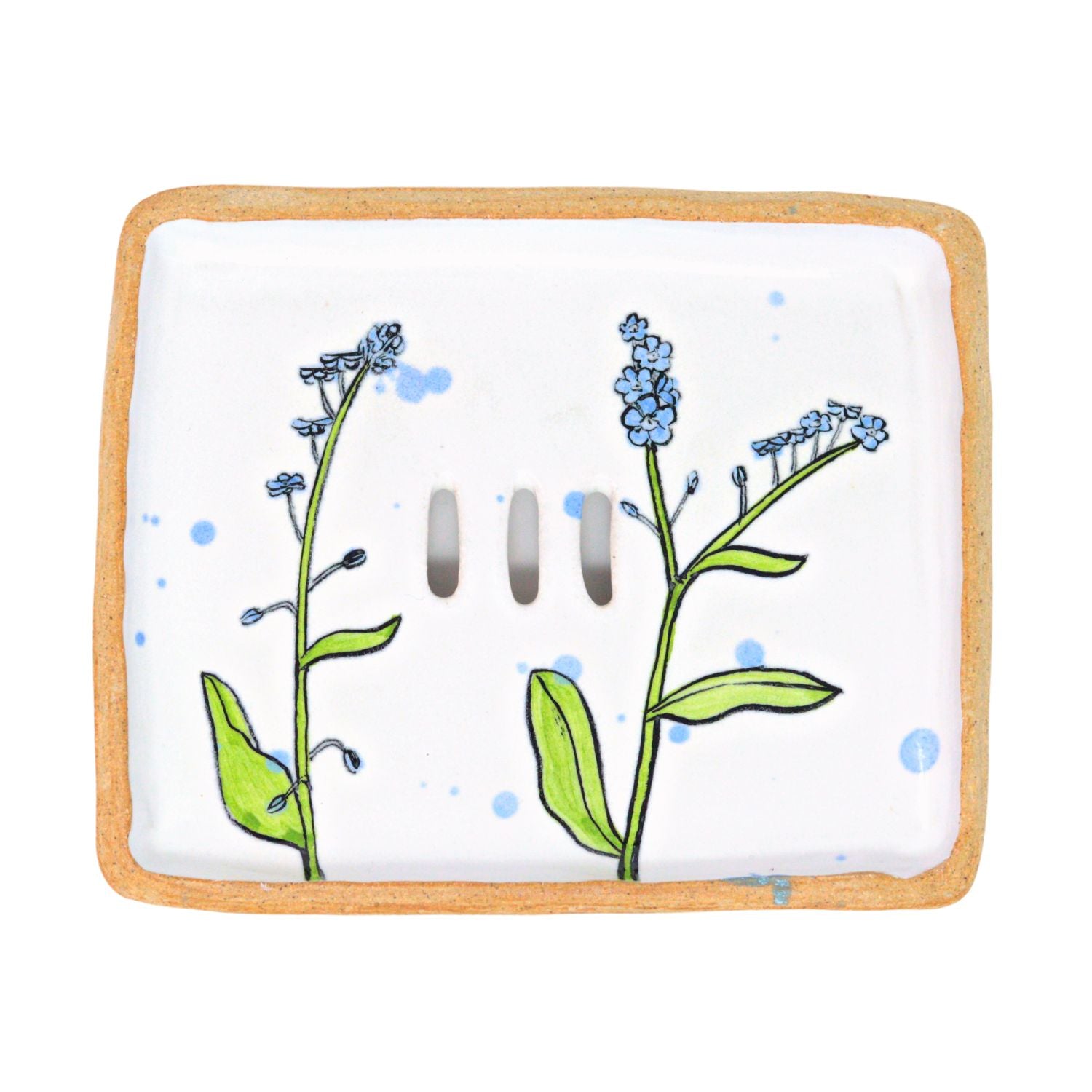 Forget Me Not Soap Dish