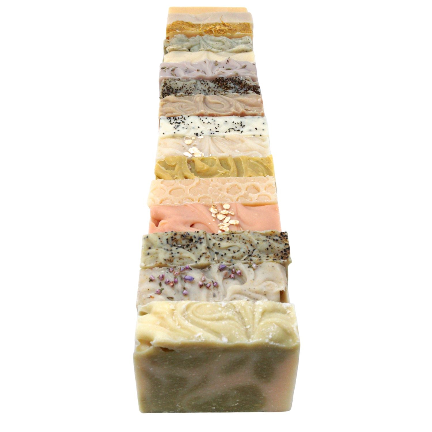 10 x Natural Palm Oil Free, Handmade in Donegal, Ireland, 100g bars; plus FREE magnetic holder