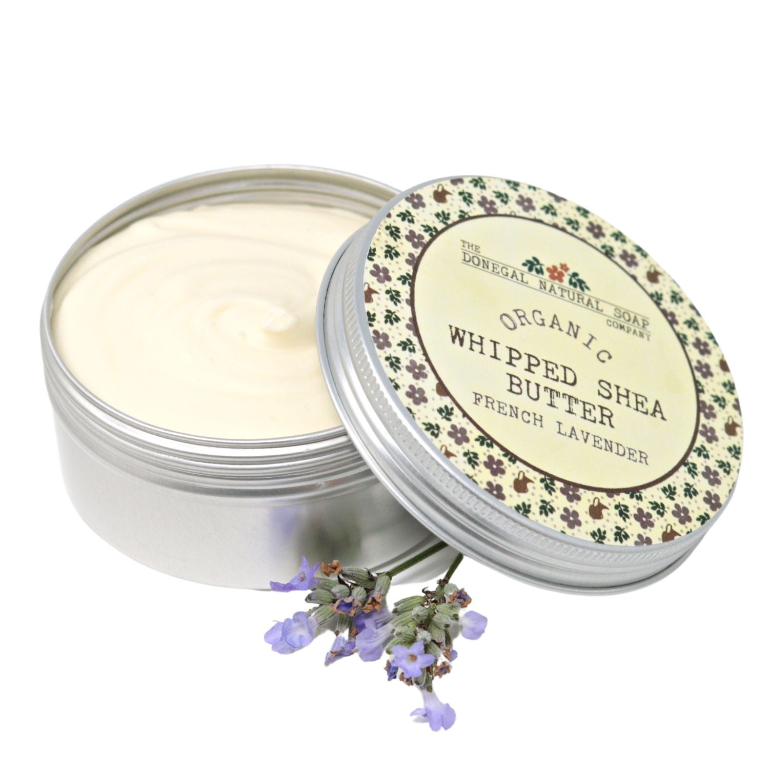 French Lavender Organic Whipped Shea Body Butter - 120g