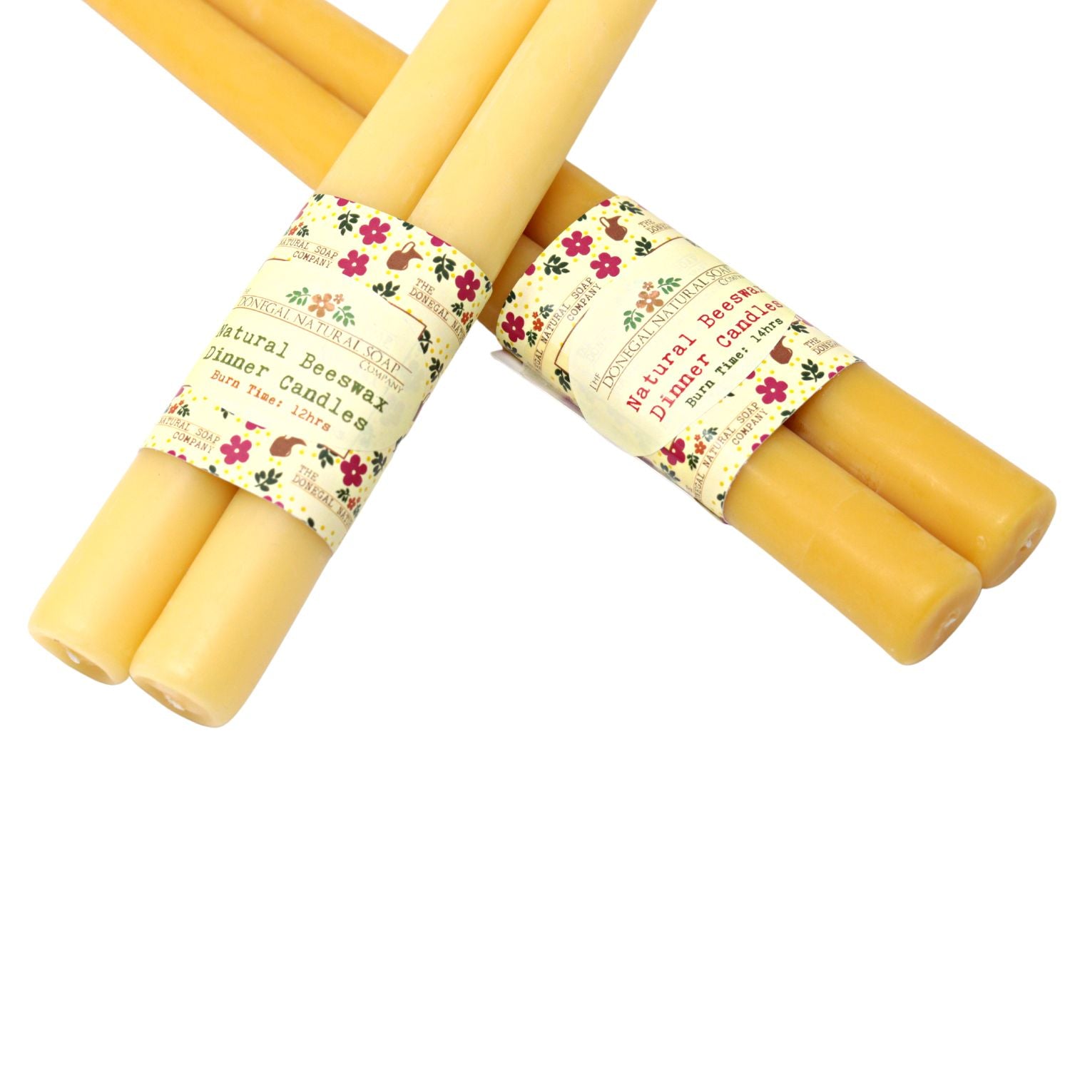 100% Beeswax Dinner Candles